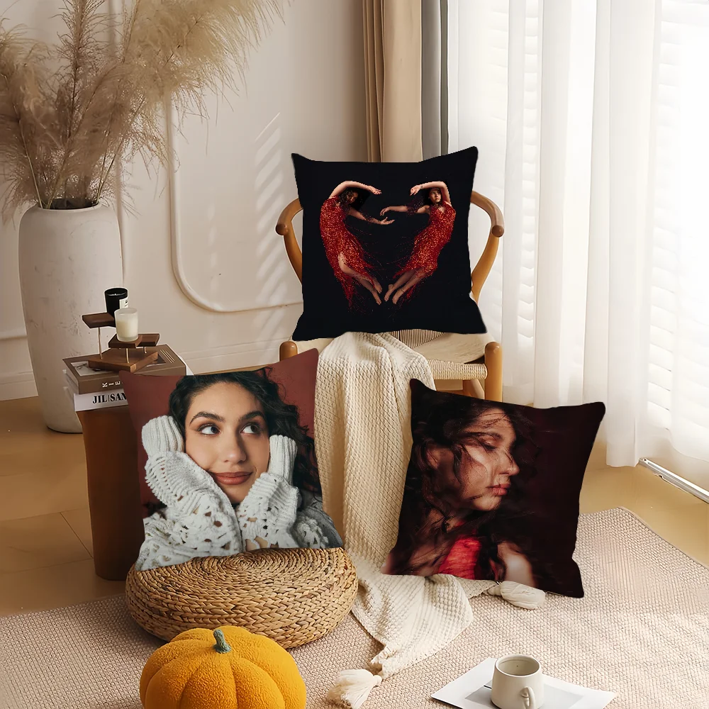 

Singer Alessia Cara Pillow Case Home Cushion Cover Suitable For Office Sofa Car Suitable For All Seasons