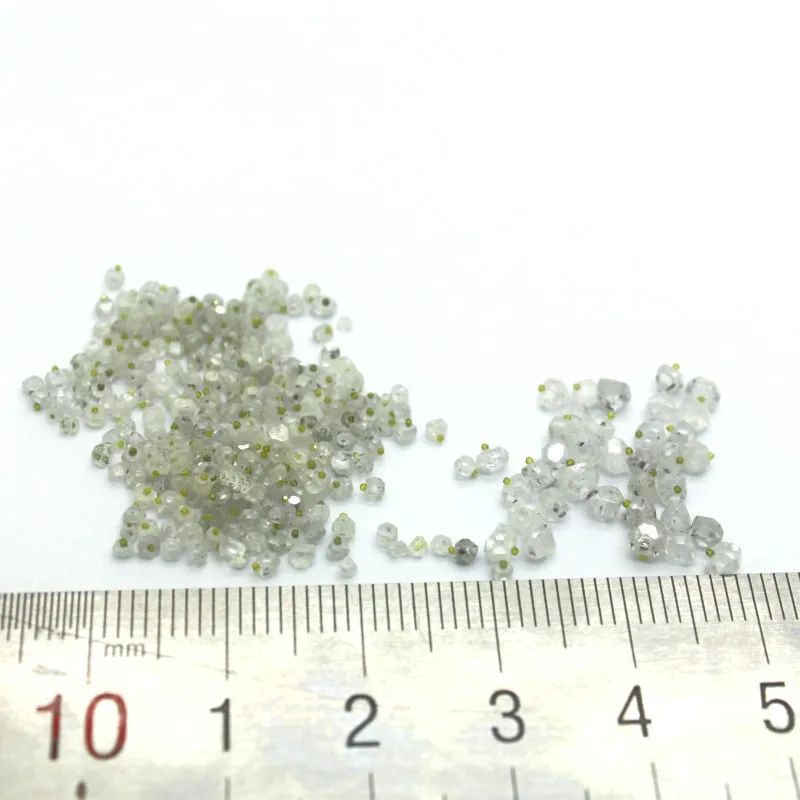 Synthetischer weißer diamant stein für schmuck herstellung labor erstellt cvd htpt diamanten fester künstlicher granulat partikel edelstein 1pc – Detail 11