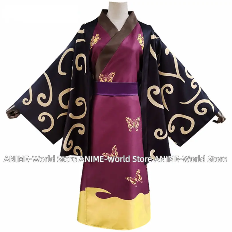 Anime Gintama Takasugi Shinsuke Kimono Cosplay Costume Carnival Halloween Christmas Party Clothing