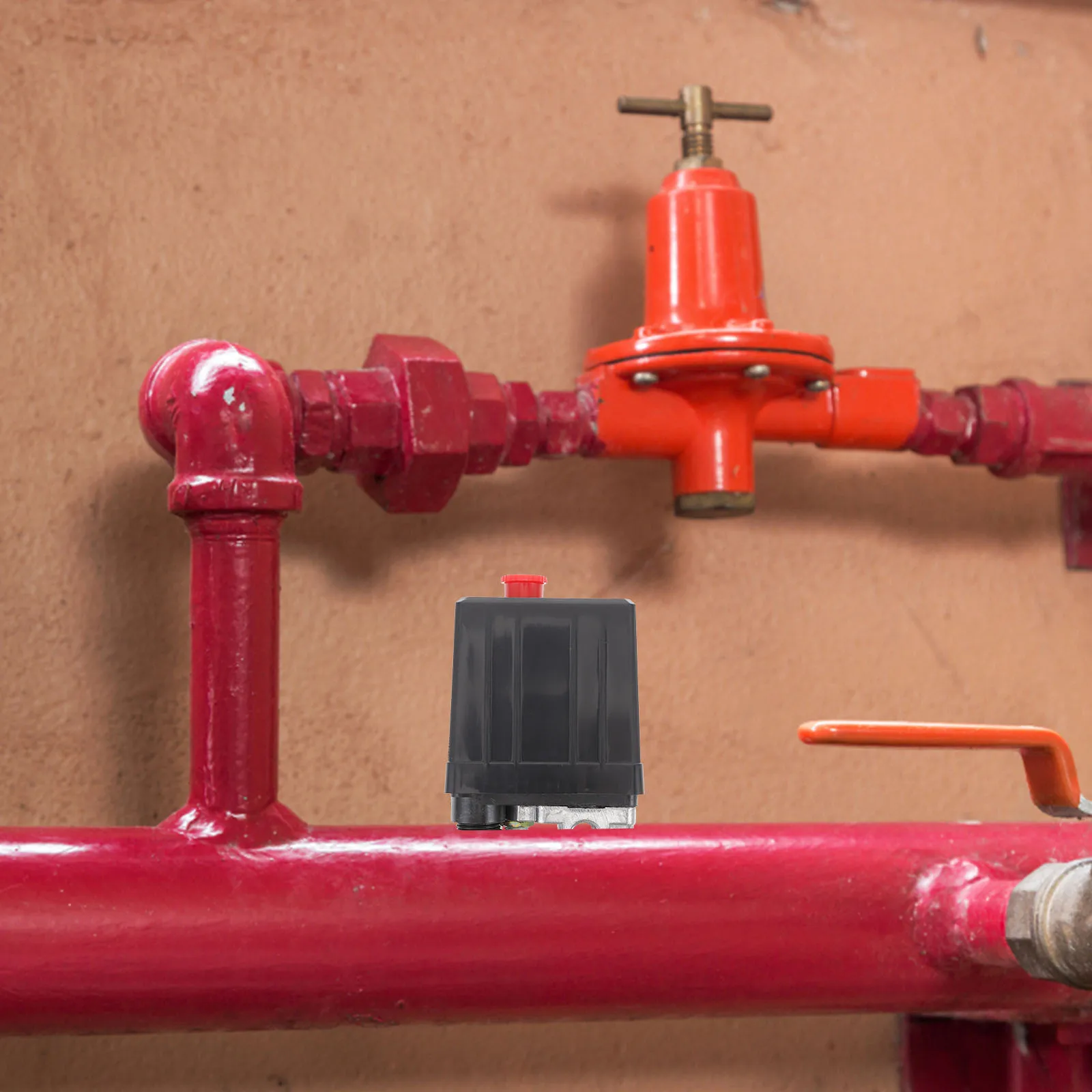 

Plastic Air Compressor Valve Quick Connector Adjustable Pressure Controller Automatic Shut Off Pneumatic Regulating Valve Metal