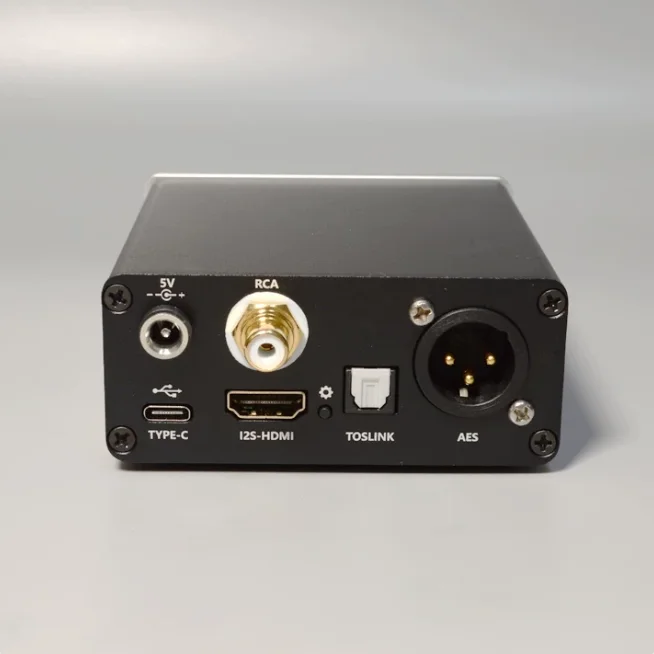 USB Digital Hifi Audio Interface SPDIF Coaxial AES Optical I2S Sound Card High‑Resolution DSD1024 PCM768