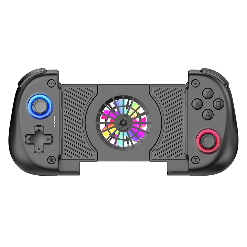 

2 IN 1 Cooling Fan Stretching Gamepad X3 for Multi-Platform with Dual Hall,Dual vibration Motors&intelligence Bluetooth Chip