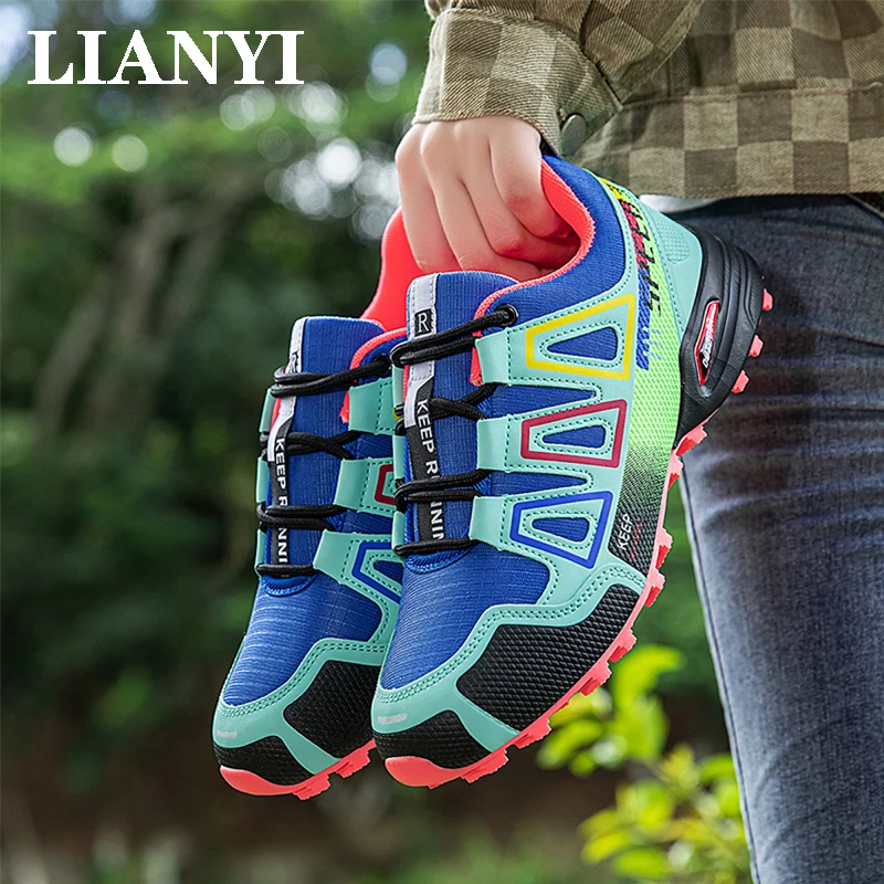 

LIANYI осенняя походная обувь, женская повседневная дышащая модная походная амортизирующая уличная дышащая нескользящая спортивная обувь 47