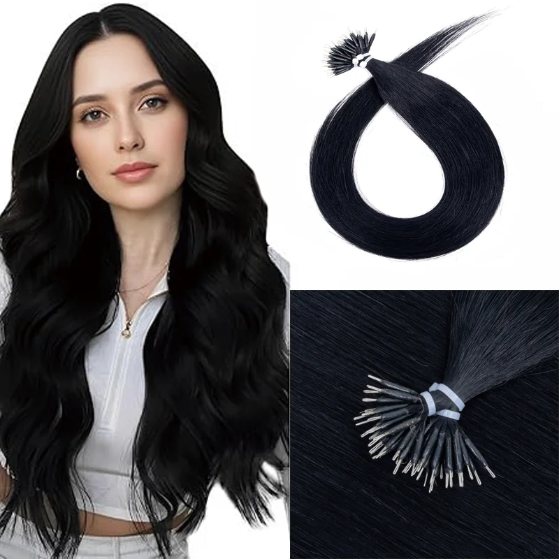 

Для женщин ежедневно носить 12-22 дюймовые длинные прямые волосы нано расширений волос человека шелковистый невидимый добавить длину объем 30G упаковки