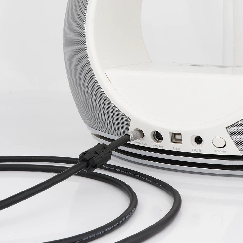 Preffair 3.5mm to 3.5mm Aux Cable Auxiliary Male to Male Stereo connector Jack HiFi Support Microphone Function Audio Wire