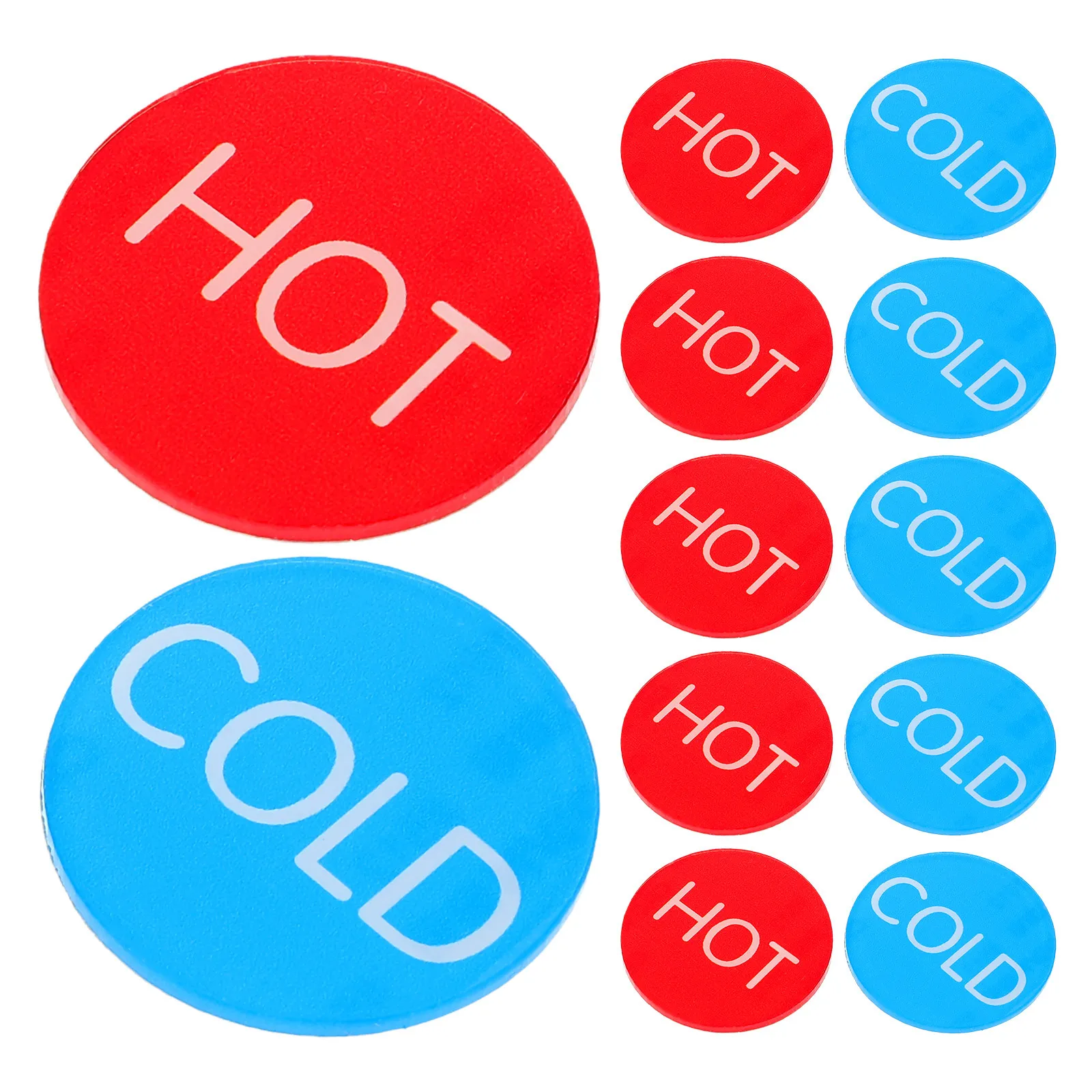 

Hot Cold Water Signs Acrylic Self-Adhesive Faucet Indicator For Bathroom Kitchen Restaurant Hotel Safety Signs Traffic