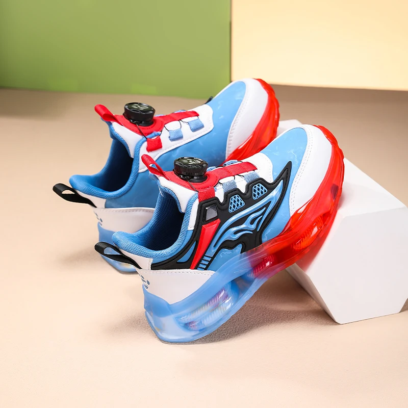 

Hot Selling Low Cut Shock-absorbing Childrens Sports Shoes Breathable Foot Protection Running Shoes Stable Flexible Casual Shoes