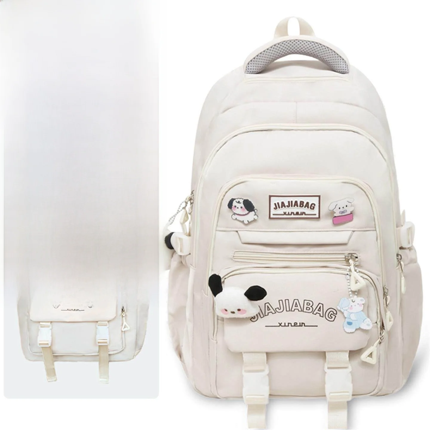 sac-a-dos-pour-femmes-amzz-grande-capacite-design-simple-et-tendance-sac-d'ecole-pour-lyceennes-et-collegiennes-sac-a-double-bretelles-avec-fermeture-eclair