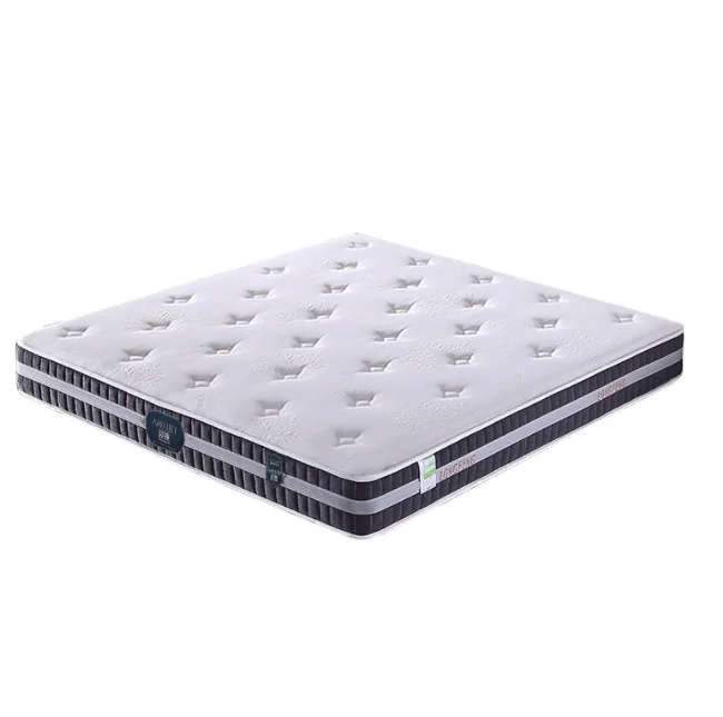 Orthopedic queen size king size bed latex memory foam pocket spring tri fold guest mattress