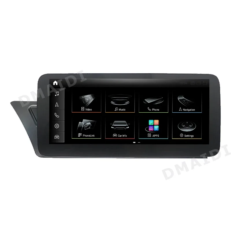 Qualcomm Android13 GPS Navigation Central Video Player Multimedia Screen For AUDI A4 A5 B8 4G 12.5