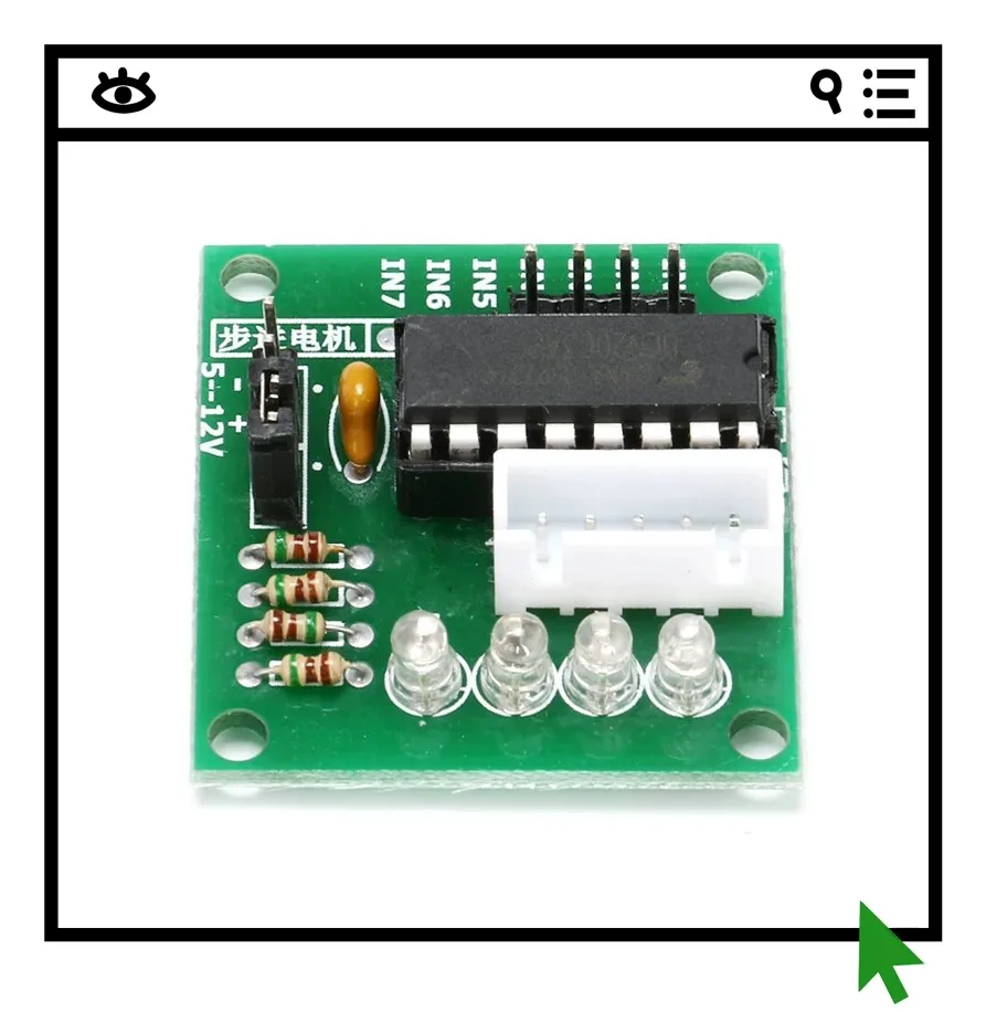 

5PCS Five wire four phase/stepper motor drive board/ULN2003 test board