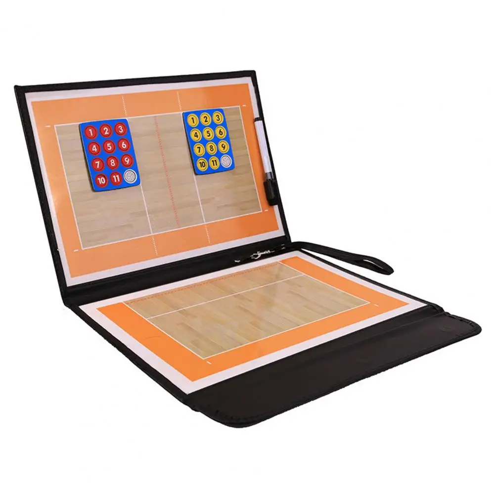 

Volleyball Clipboard Magnetic Basketball Board Portable Foldable Volleyball Coaching Board with Dry Erase for Coaches