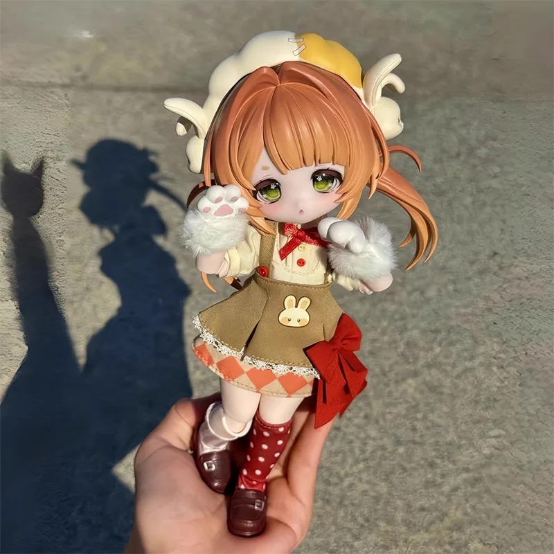 

COME4FREE Bunny Dream Box Anime Style 12 Points Articulated BJD Doll Changeable Outfit Blind Box Desktop Decor For Collectors