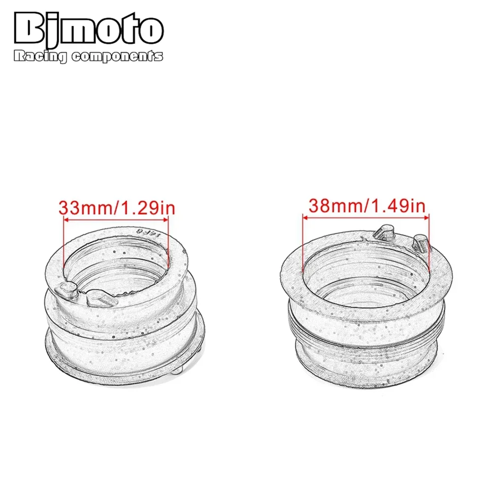 Carburetor Intake Adapter Manifold Interface Gum For Suzuki AN250 AN 250 Burgman 250 1998-2008 13121-14F01 13121-14F00