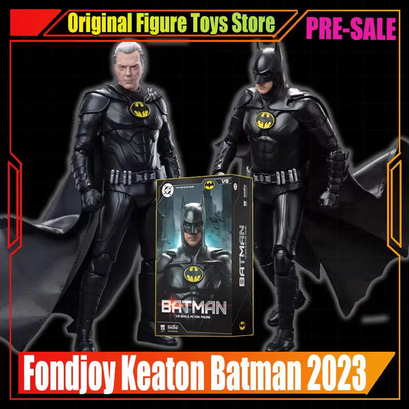 

NEW Original FondJoy Keaton Batman Figure Justice League Figures Detective Comics 1/9 BATMAN KEATON PVC Joint Movable Kid Toy