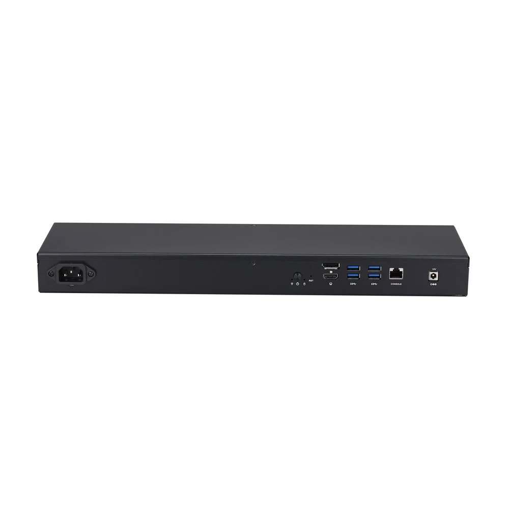 Qotom 1012GE 10th Gen 8GB RAM 256GB SSD Mini PC 4305U 8 Int el I226-V 2.5G LAN 1U Rack Server Network Security Firewall Router