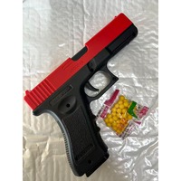 Soft Bullet Airsoft Pistol Manual G17 Toy Gun Lower Magazine With Laser Outdoor Sports CS Game for Children Adults Gift