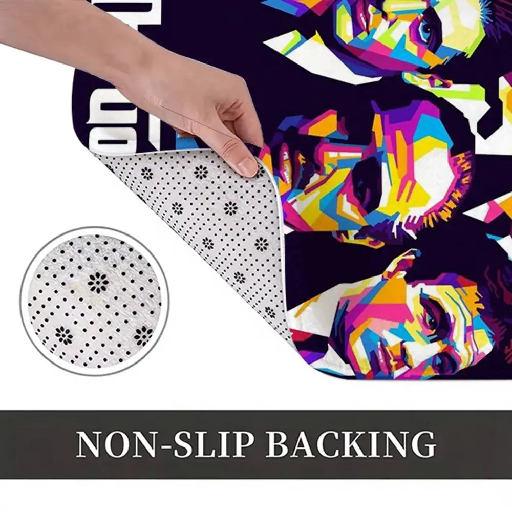 Classic Movie G-God-Fathe Home Decor Short Plush Floor Mat, Non-Slip & Easy to Clean for Multi Doorways