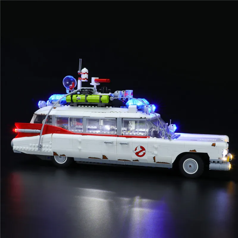 (Alleen LED-licht, geen stenen) 10274 GHOSTBUSTERS ECTO-1 Ideeën (bouwstenen, sets, model niet inbegrepen)
