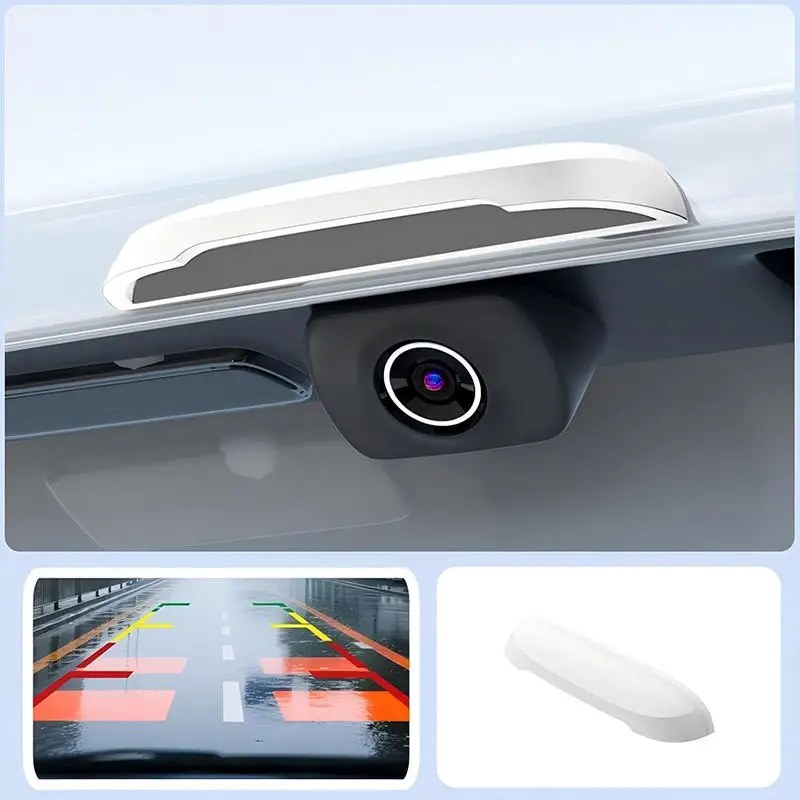 Car Rear View Mirror Camera Reversing Rainproof Cover Silicone Classic Black Car Backup Camera Rain Cover