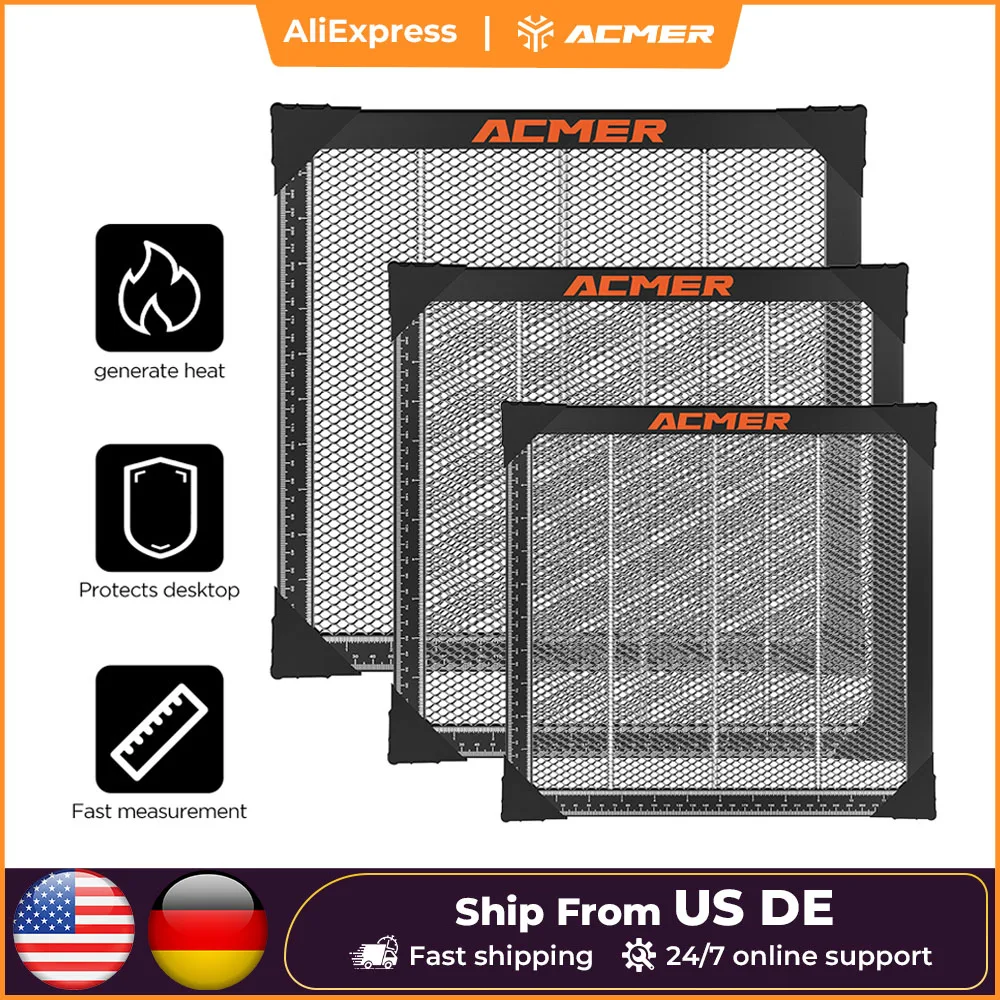 

ACMER Laser Honeycomb Working Table Universal Honeycomb Bed Panel For CO2 Or Diode Cutting Laser Engraer Accessories Protection