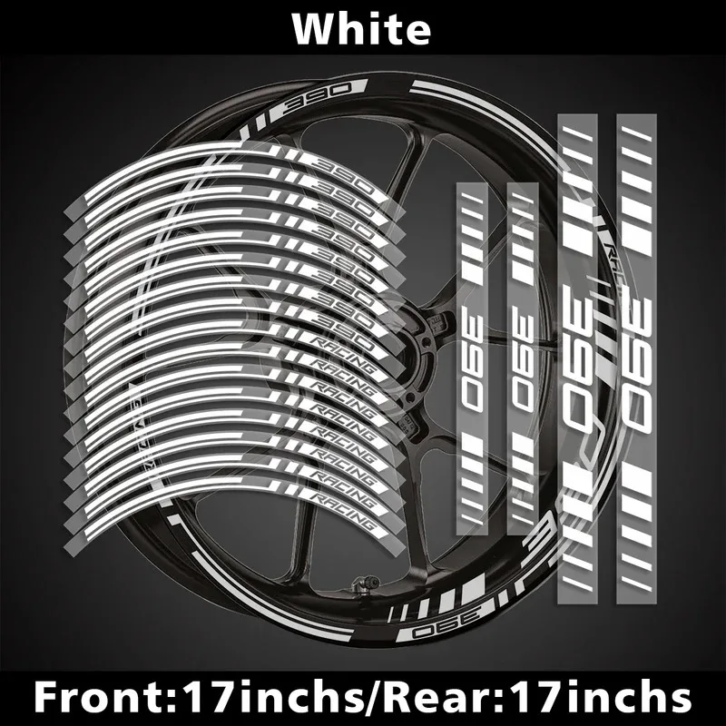 For DUKE 390 690 790 890 990 1290 Motorcycle Wheel Stickers Waterproof Reflective Tire Stickers