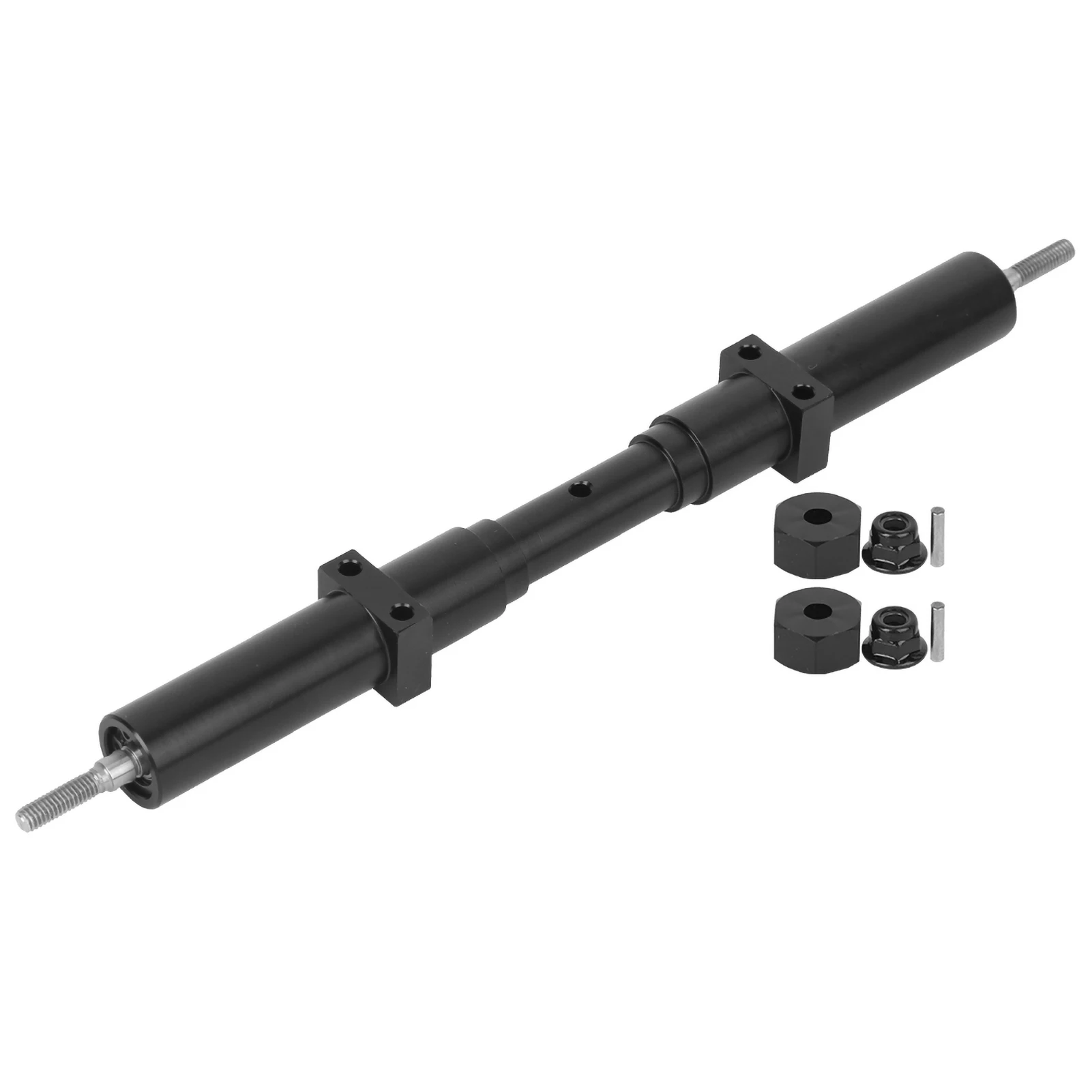 Peças de atualização do eixo da roda traseira de metal não alimentadas adequadas para caminhão trator Tamiya 1/10 RC