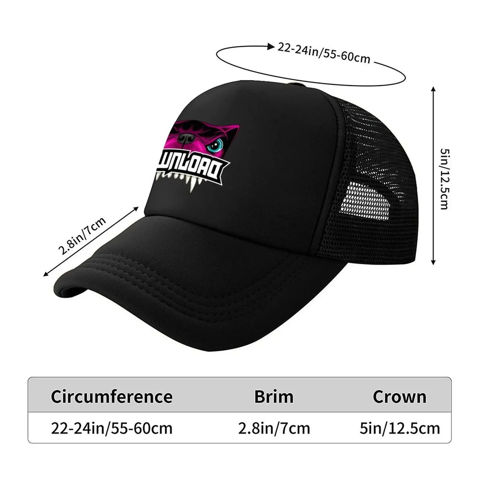 New Download Festival DL20 Baseball Cap Derby Hat Funny Hat Luxury Woman Cap Luxury Man Hat Hats Woman Men's