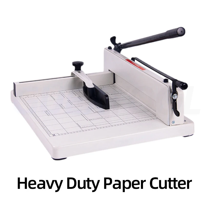 

Manual Paper Cutter Guillotine Trimmer Heavy Duty 360-400 Sheets Shredder for Factory School Office Accessories