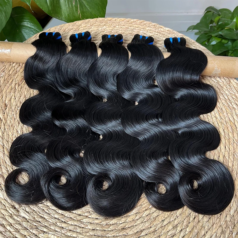 15A Super Double Drawn Body Wave Bundles Vietnamese Raw Hair Bundles Body Wave 100% Unprocessed Human Hair Extensions Tissage