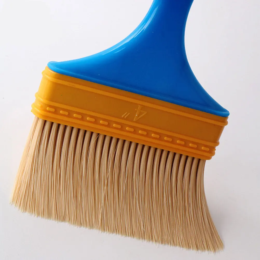 7Pcs Dense Hair Nylon Painting Brush Set Plastic Handle Oil Brush for Home Kitchen DIY Outdoor Camping Non-Scratch Lint-Free