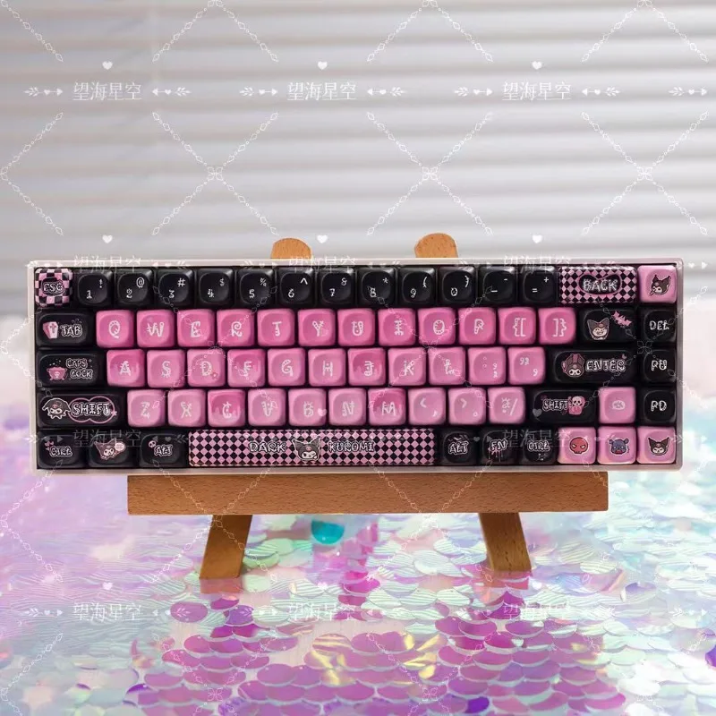 NEW Kulomi Theme Key Heat Sublimation PBT Customized Personalized Keycaps MOA  for Girls Cute Full Set Replacement Keycap