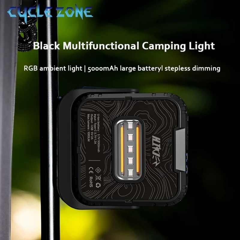 

Portable LED Camping Tent Light Stepless Dimming Hanging Night Lamps Multi-Function Emergency Lamp for Outdoor Camping Hiking