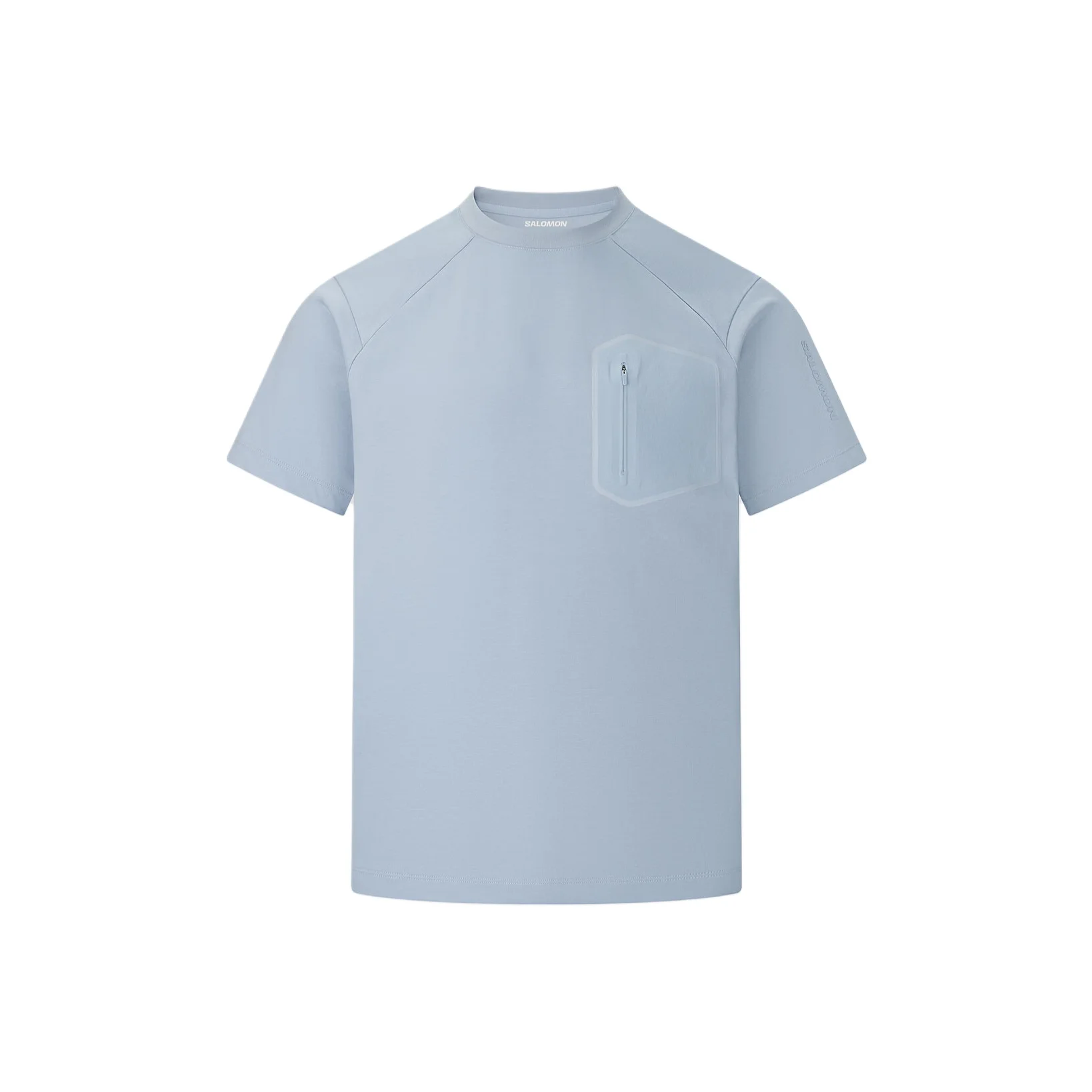 SALOMON Running T Shirts Men's Dust Blue C29278 Thin LC2927800