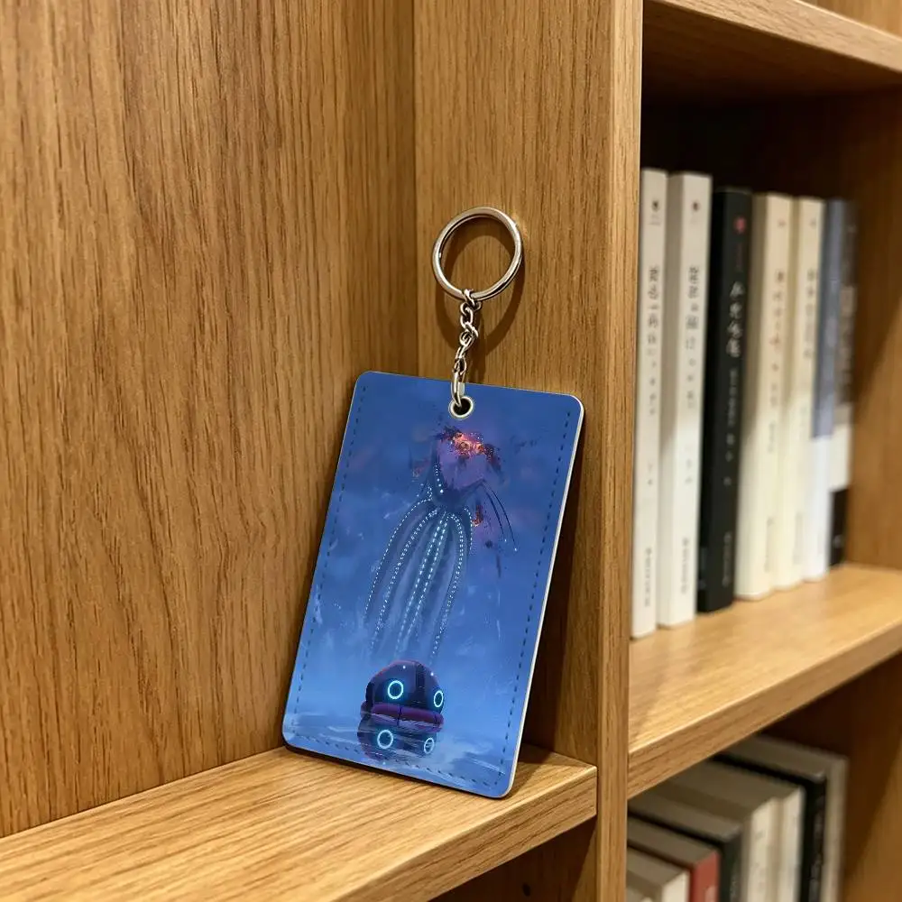 Hot Game S-Subnautica 2 Badge Holder Keychain For Bank Business Work Card Holder Student Card Protective Case Bus Card view 3