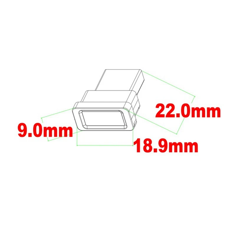 10X Mini USB Fingerprint Reader Module Device For Windows 10 Hello Biometrics Security Key