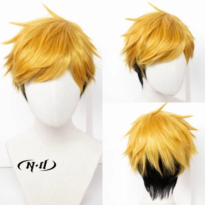 ND Atsumu Miya Osamu Miya Parrucche Cosplay Parrucchino Haikyu Anime Parrucche per capelli Cosplay per Comic Con Coser Sintetico resistente al calore