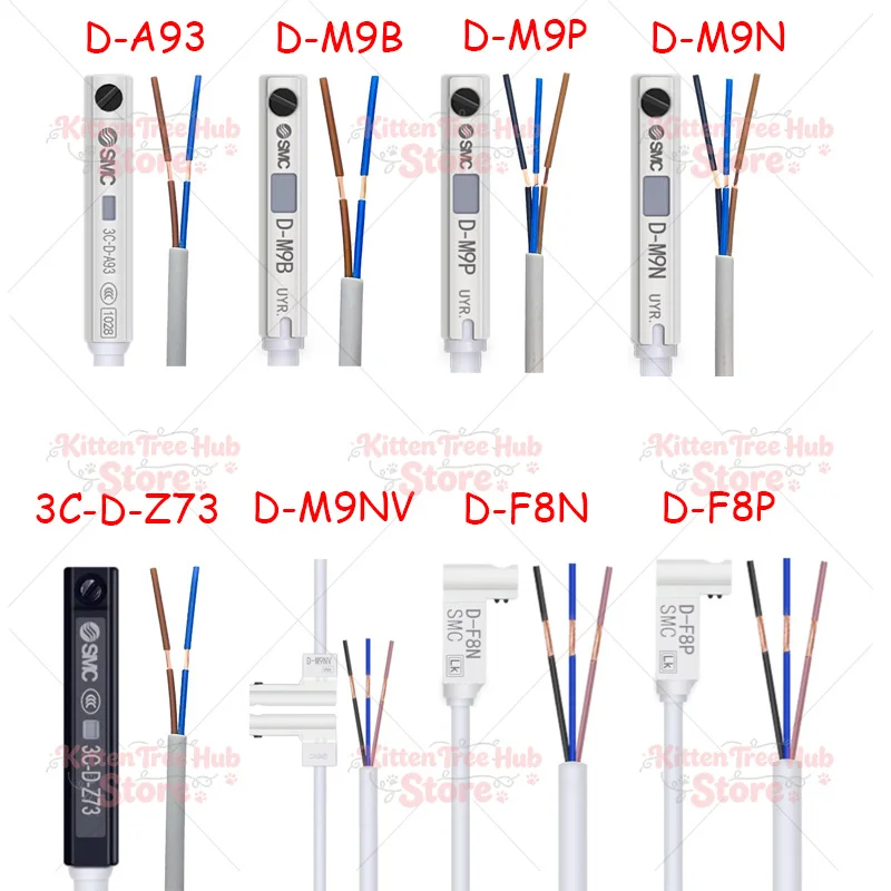 Sensor Switch Air Cylinder D-M9P D-M9N D-M9B D-F8P D-M9NV D-Y59A D-Y59B D-R731 3C-D-Z73 3C-D-C73L Magnetic Switch