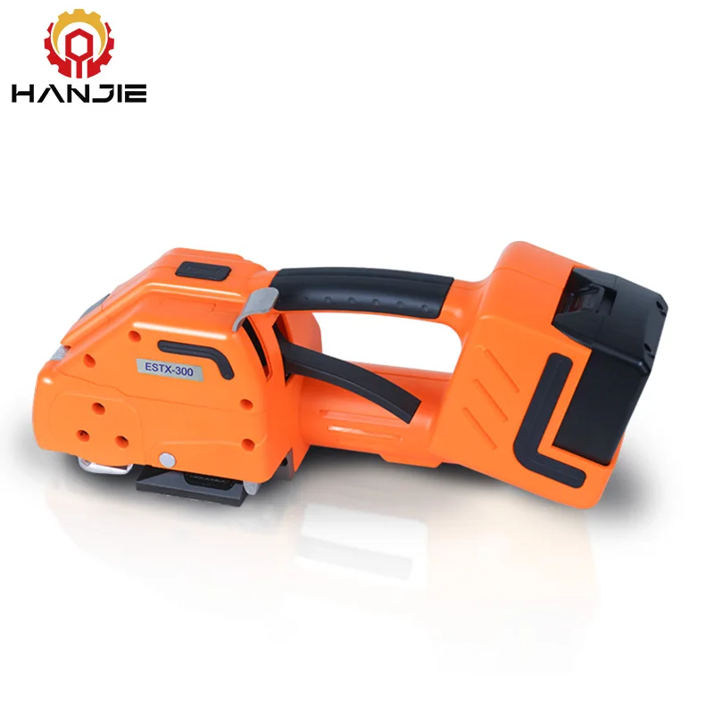 

Hand-held Electric Strapping Tool PET Poly Strap Sealless Strapping Tensioner Machine Pallet Strapping Machine