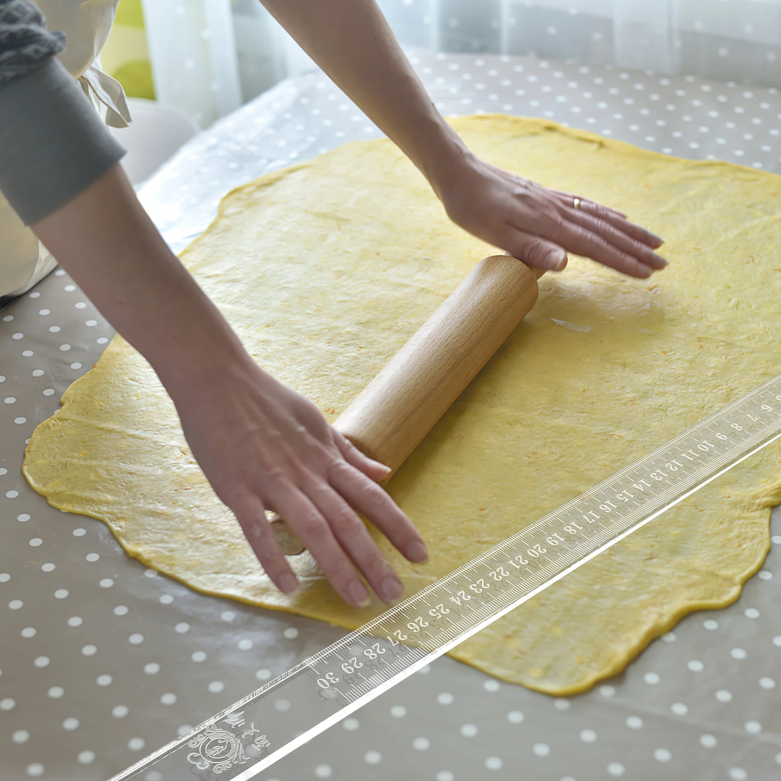 

Biscuit Balance Ruler Dough Thickness Measuring Tool for Baking Pastry Kitchen Use Safe Material Practical Long Time Transparent