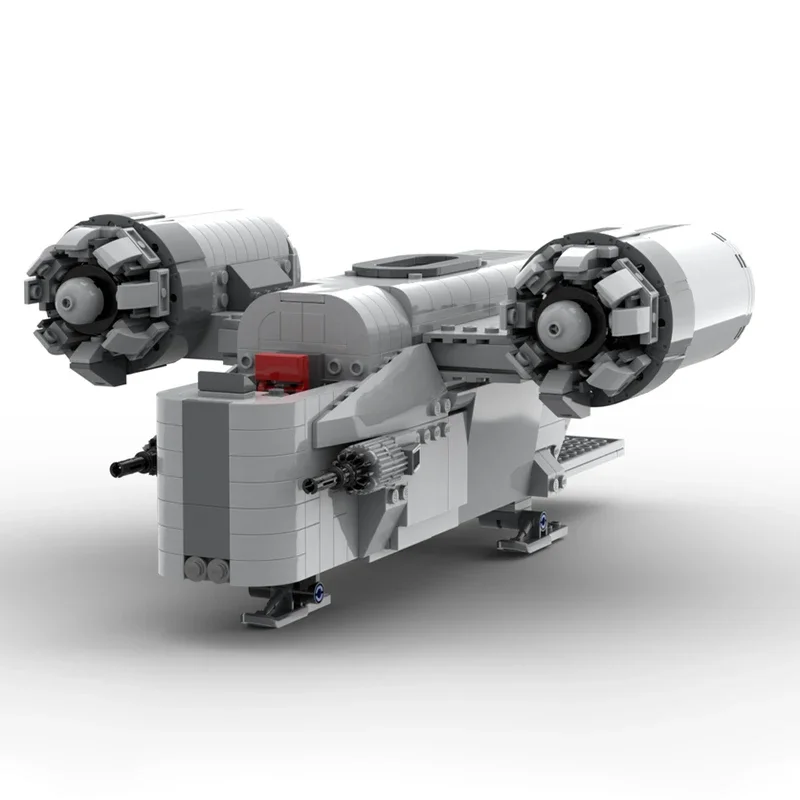 

656pcs MOC Razor Crest Star Battle Building Blocks Christmas Gift Home Decoration Toy to Develop Patience and Concentration