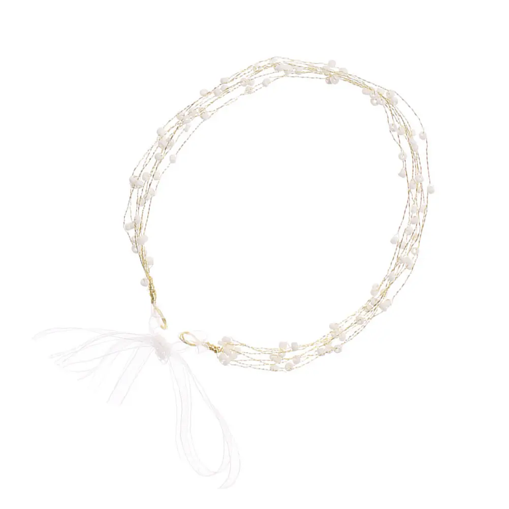 

Elegant Pearl Headband for Women Lightweight Wedding Bridesmaid Party Festival Photography Hair Accessories Dress Headdress