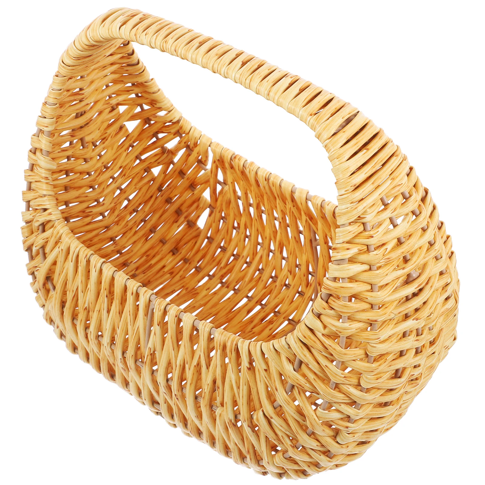 

Woven Hand Flower Basket Wedding Girl Gathering Vintage for Flowers Hand-woven Petal Pp Baby