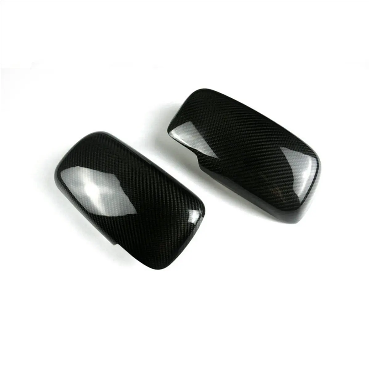 Compatible Carbon Fiber Car Rear View Mirror Cover Trim for Mitsubishi Lancer EVO 7 8 9Th 2001-2007