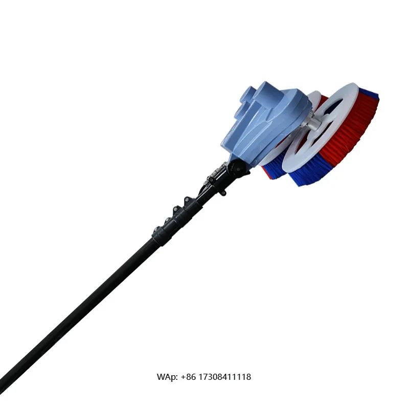 Multifit Mains Power Supply Mode Brush Double Head Electric Cleaning Brush 3.5m Photovoltaic Cleaning Tool