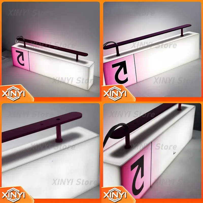Diode Cube Signage Light Box for VST Custom Ceiling Hanging Acrylic Light Box for Coffee Shop Signage