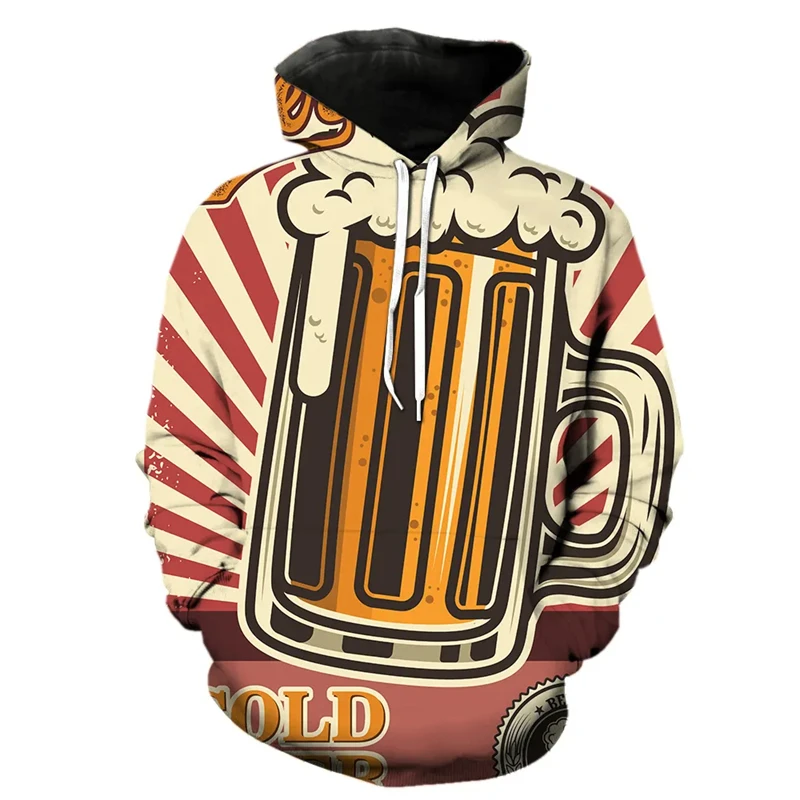 

3D Printed European Beers Hoodie For Men Clothes Fashion German Beer Festival Graphic Sweatshirts Funny Party Women Pullovers