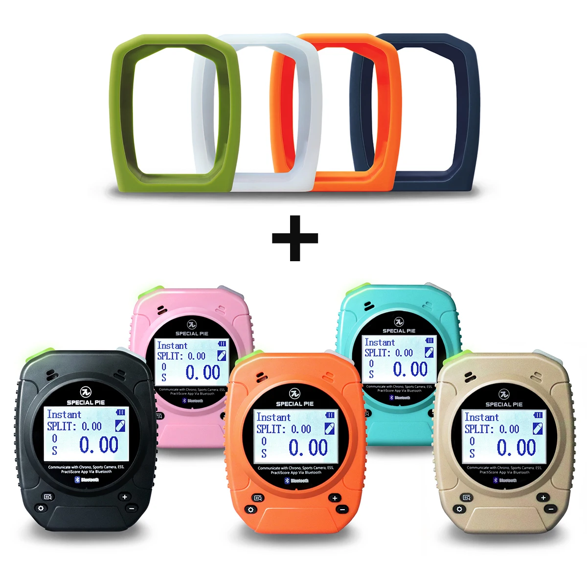 Special Pie Shot Timer IPSC Competition Shooting pro Timer Electronic Shot Timers Timer Silicone Case Waterproof Sweatproof.