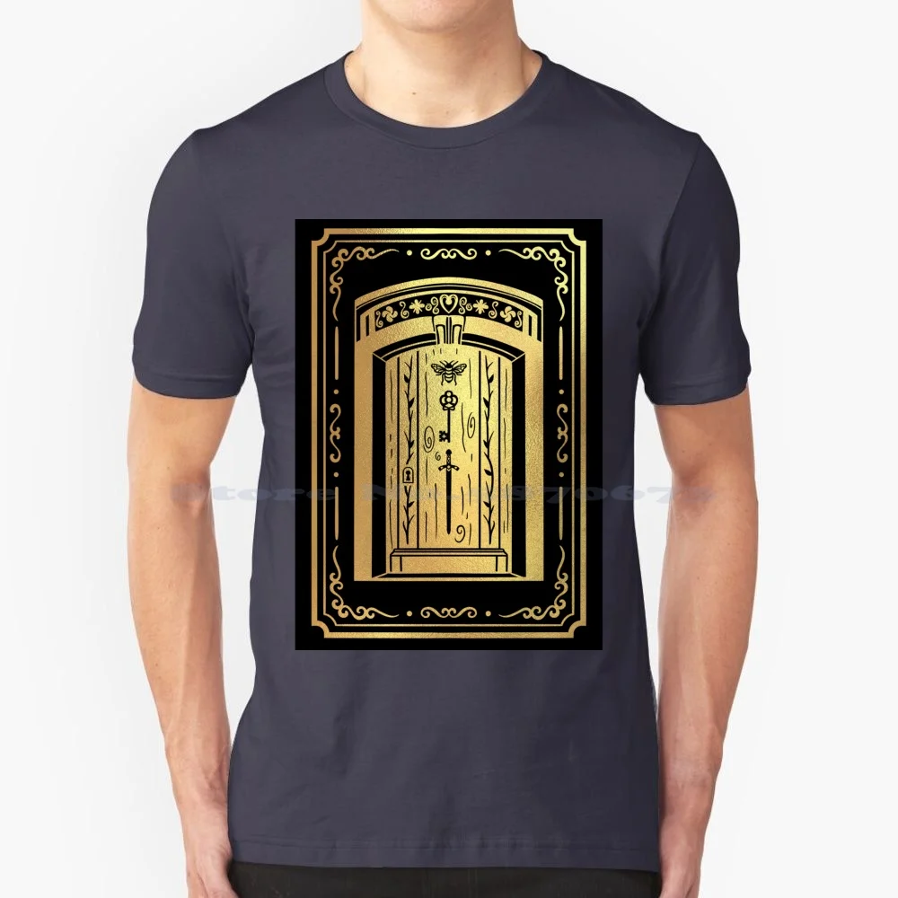 The Starless Sea Erin Morgenstern Door Bookish Art T Shirt 100% Cotton Tee The Starless Sea Erin Morgenstern Magical Door