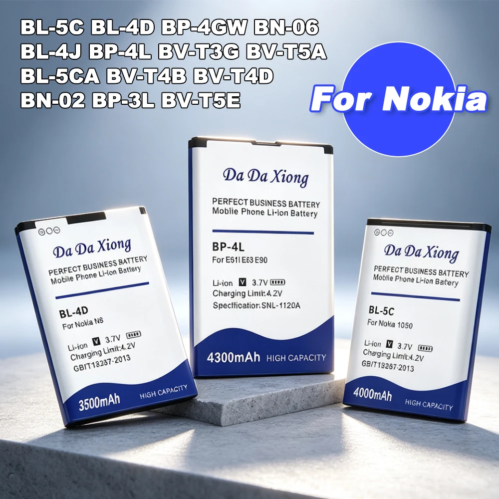 BL-5C BL-4J BP-4L Battery For Nokia Microsoft Lumia N97 E61i E63 Mini 430 1112 920 620 650 730 E50 640xl 950 Rm-1061 710 950